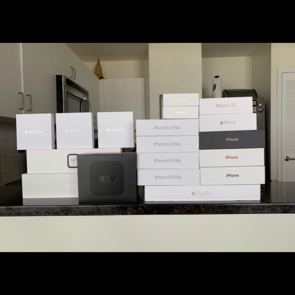 Assortment of Apple Boxes (empty)